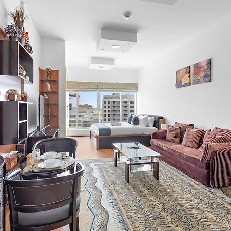 Art Deco Studio With Pool, Gym, Kid'S Playground Dubái Exterior foto