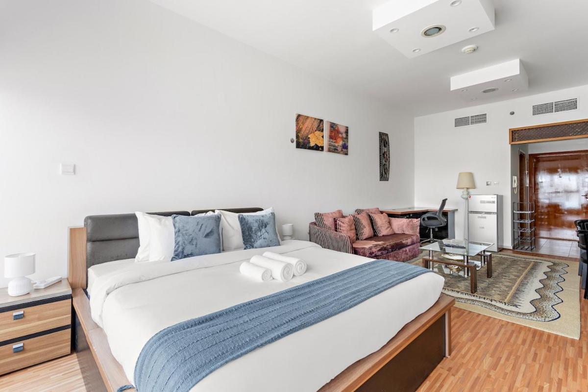 Art Deco Studio With Pool, Gym, Kid'S Playground Dubái Exterior foto