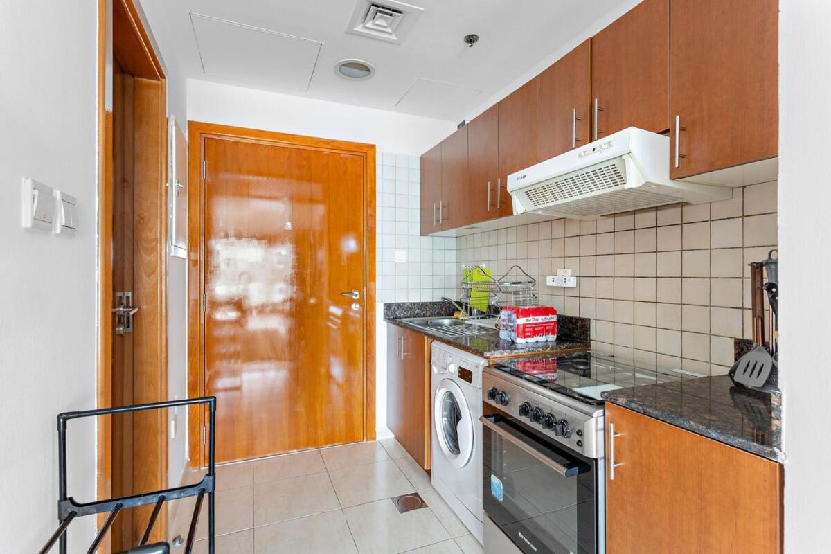 Art Deco Studio With Pool, Gym, Kid'S Playground Dubái Exterior foto